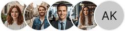 Multiple investor profile avatars on Vale Patrimanca trading review block